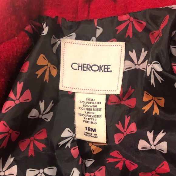 Cherokee Red Ruffle Will Blend Coat - Picture 5 of 5